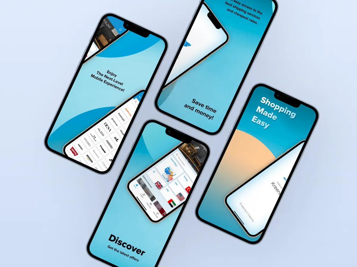 Kreenex — A cross-platform React Native application shipped to the App Store.